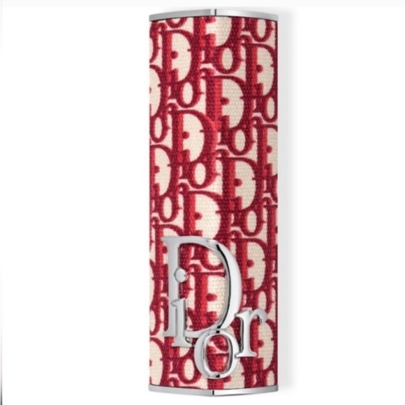 Dior Red and White Monogram Lipstick Case New - Picture 1 of 1